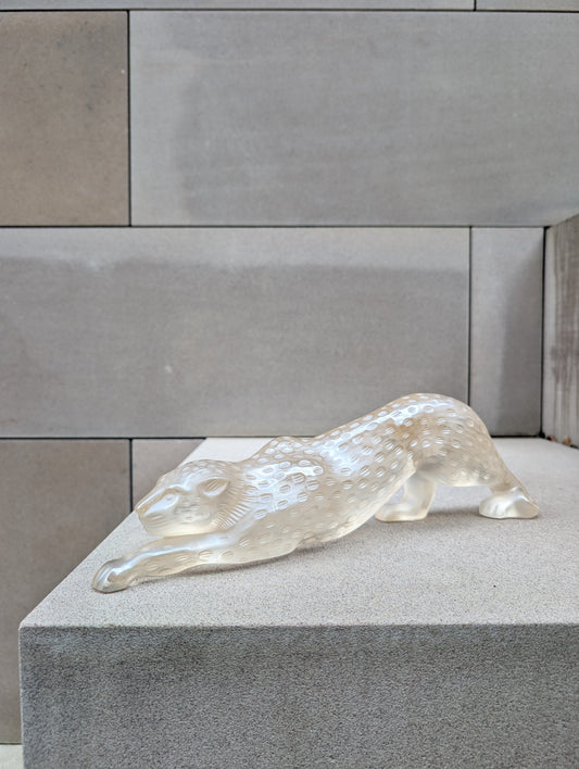 Buy Authentic Lalique Lalique Zeila Panther Large Sculpture Crystal Sculpture - FormFluent Sydney Australia