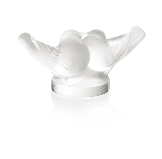 Buy Authentic Lalique Lalique 2 Lovebirds small sculpture  - FormFluent Sydney Australia
