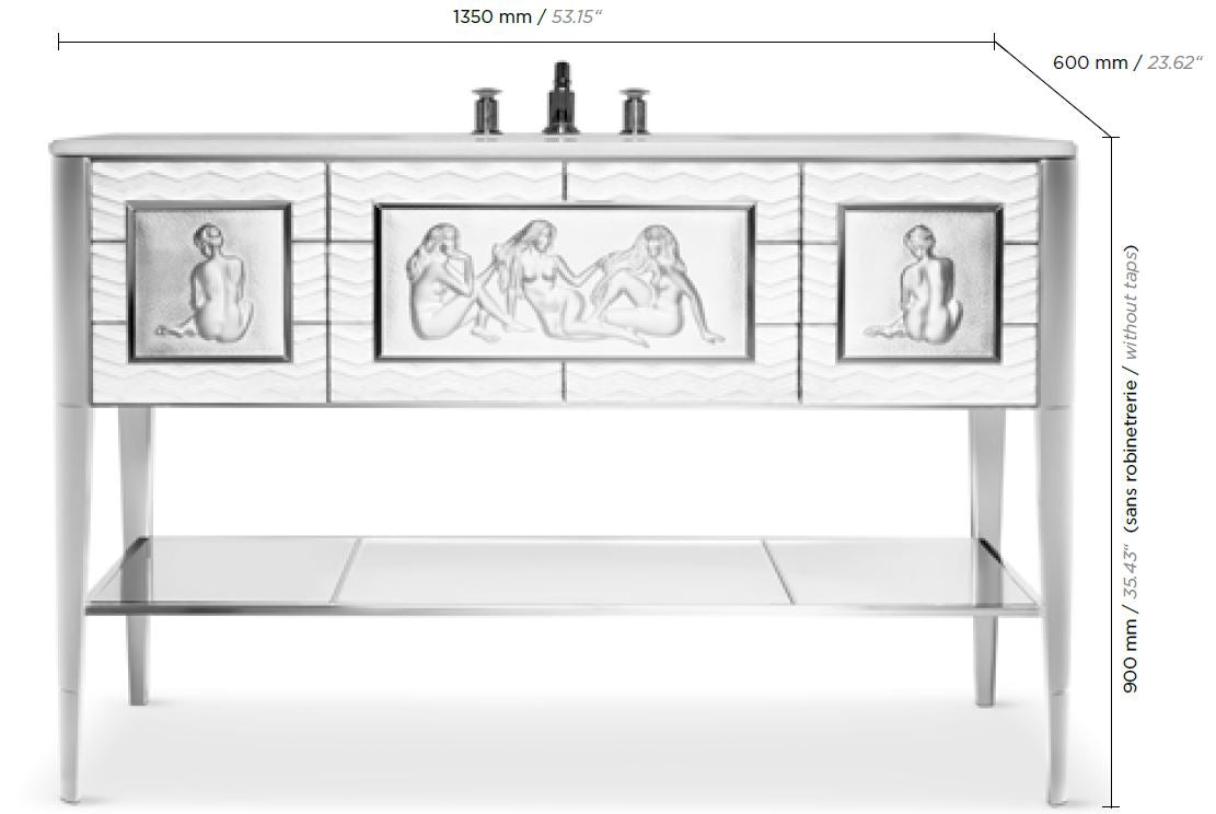 Lalique Lalique Causeuses Vanity by Pierre-Yves Rochon Numbered Edition  - FormFluent Sydney Australia
