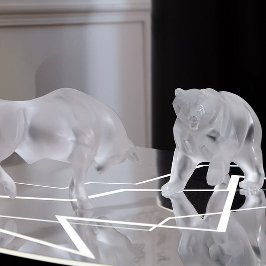 Buy Authentic Lalique Lalique Bear Crystal Sculpture Sculpture - FormFluent Sydney Australia