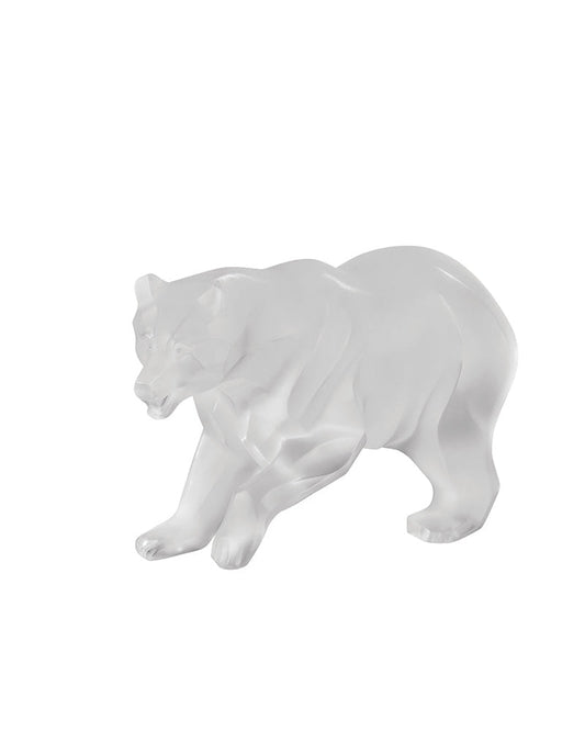 Buy Authentic Lalique Lalique Bear Crystal Sculpture Sculpture - FormFluent Sydney Australia