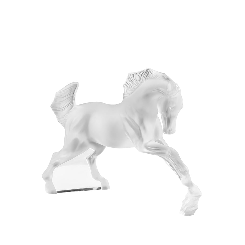 Buy Authentic Lalique Lalique Horse Sculpture Clear Crystal Sculpture - FormFluent Sydney Australia