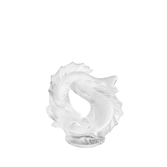 Lalique Lalique Double Fish Small Sculpture Sculpture - FormFluent Sydney Australia