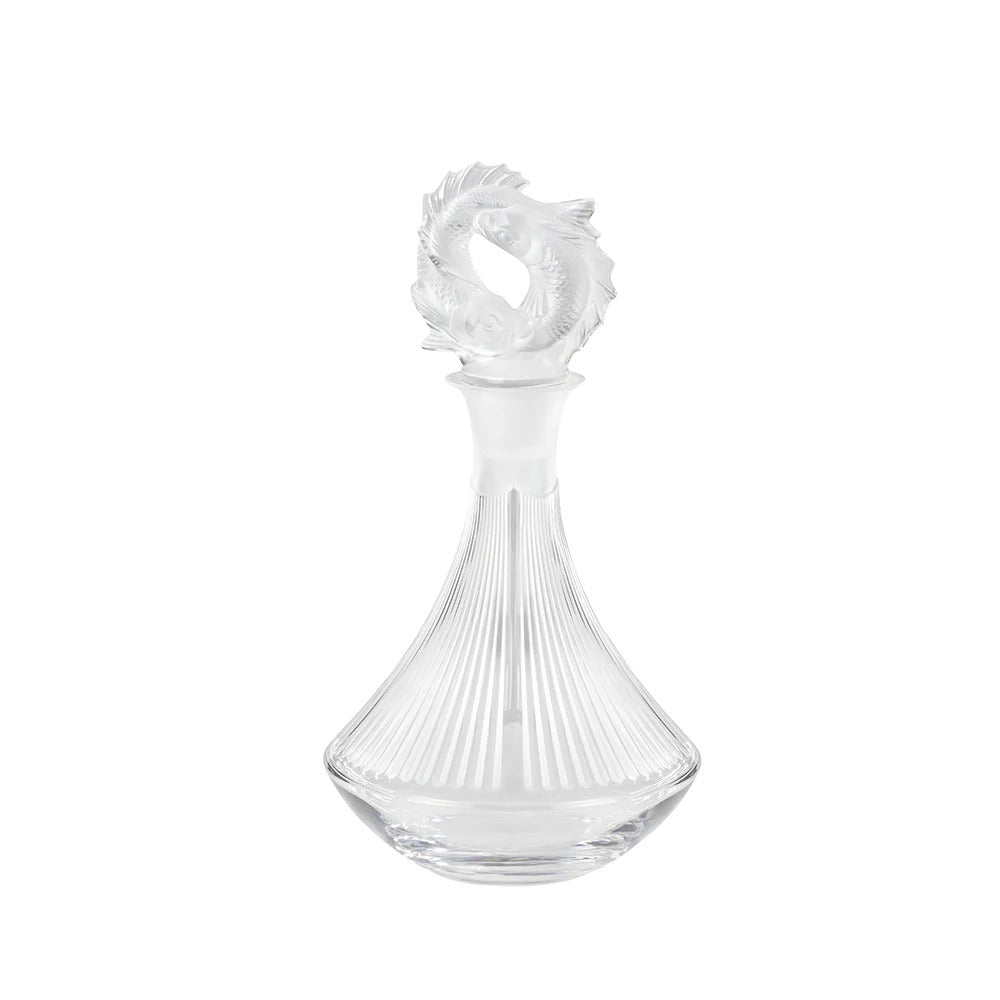 Buy Authentic Lalique Lalique 2 Poissons Fish decanter Numbered Edition Glassware - FormFluent Sydney Australia