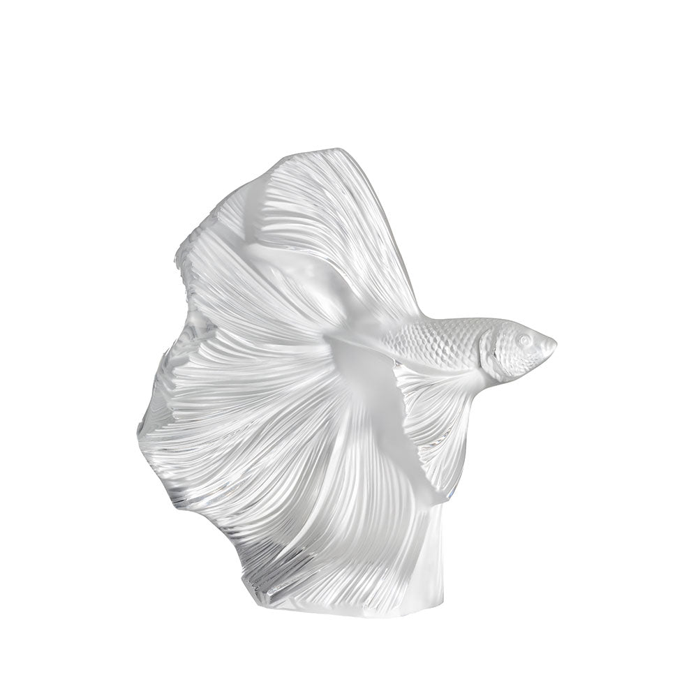 Lalique Lalique Fighting Fish Large Sculpture Sculpture - FormFluent Sydney Australia