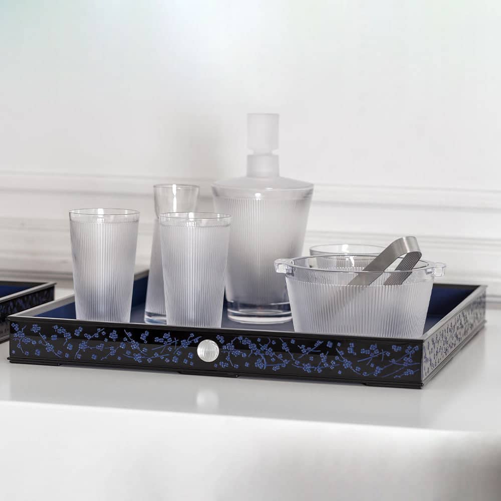 Lalique Wingen ice tongs Barware by Lalique at FormFluent Sydney, Australia