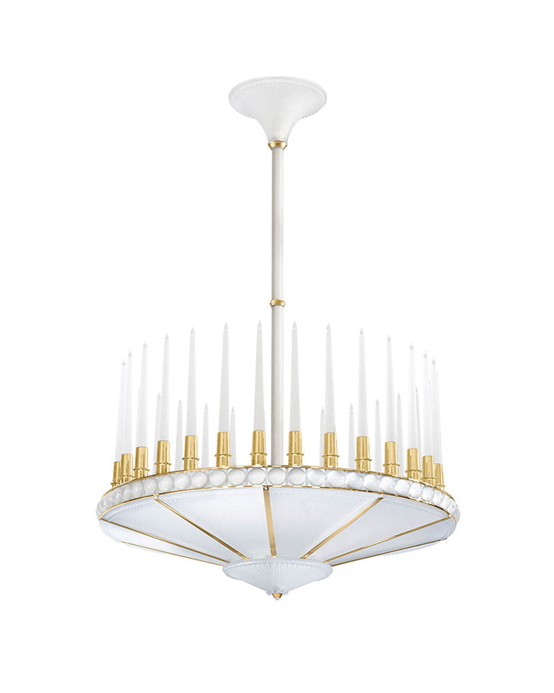 Lalique Lalique Perles Chandelier One-Tier 100cm Numbered Edition Lighting - FormFluent Sydney Australia