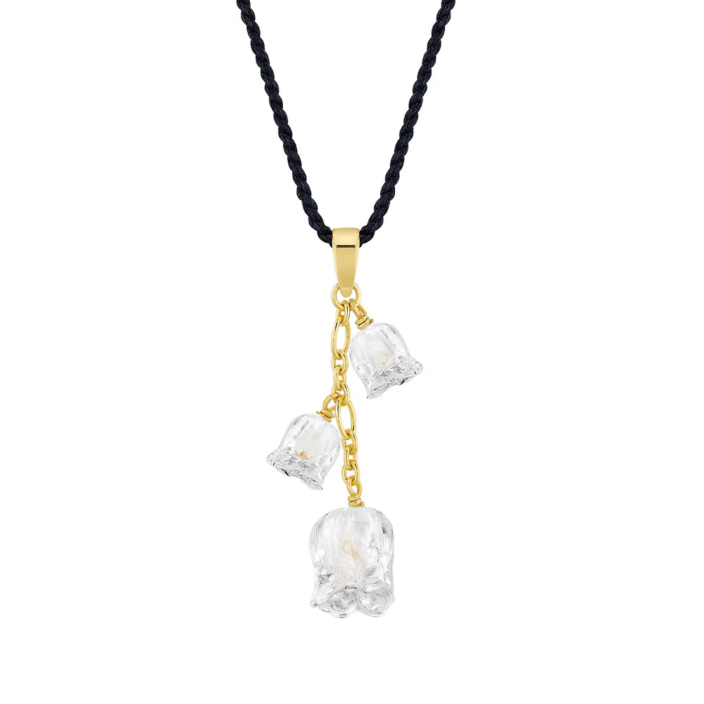 Buy Authentic Lalique Lalique Muguet Pendant - FormFluent Sydney Australia