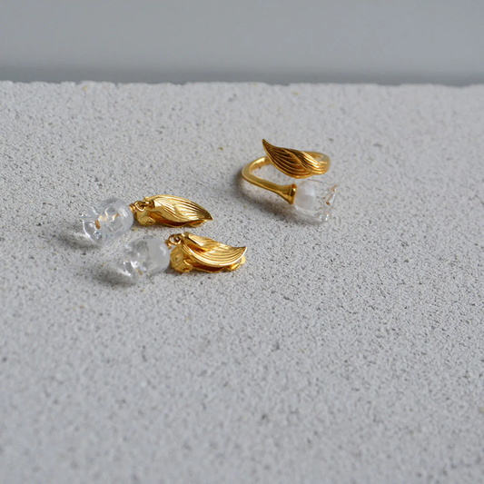 Lalique Muguet Earrings by Lalique at FormFluent