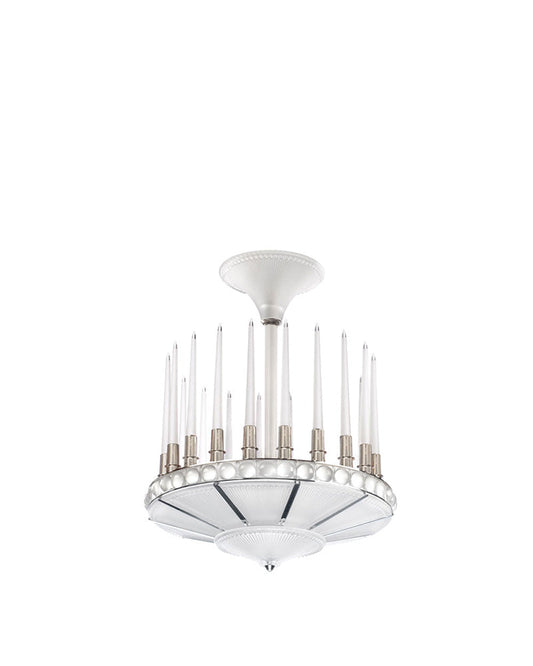Lalique Lalique Perles Chandelier One-Tier 69cm Numbered Edition Lighting - FormFluent Sydney Australia