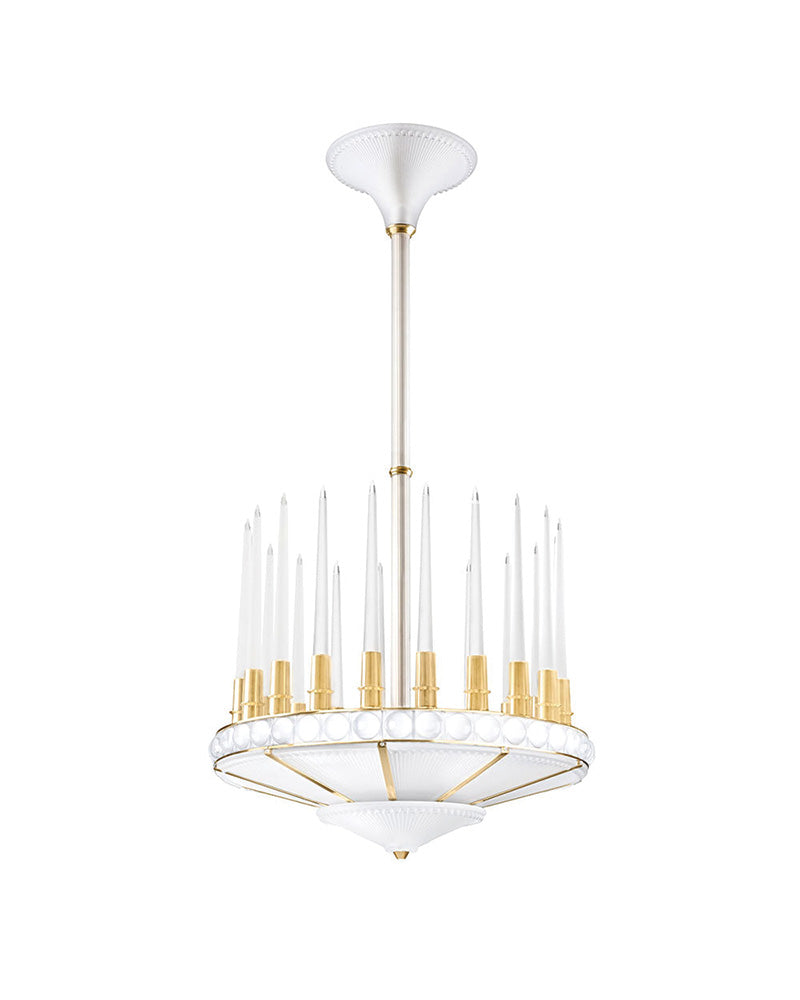 Lalique Lalique Perles Chandelier One-Tier 69cm Numbered Edition Lighting - FormFluent Sydney Australia
