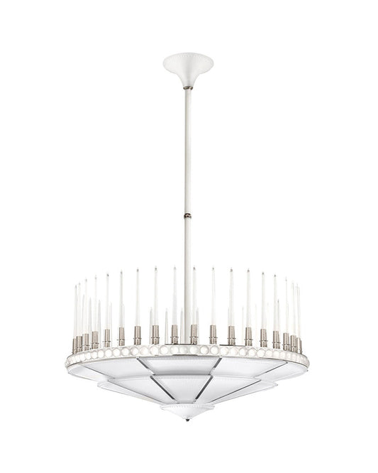 Lalique Lalique Perles Chandelier One-Tier 134cm Numbered Edition Lighting - FormFluent Sydney Australia