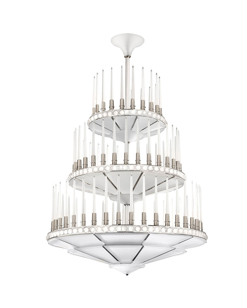 Lalique Lalique Perles Chandelier Three-Tier 134cm Numbered Edition Lighting - FormFluent Sydney Australia