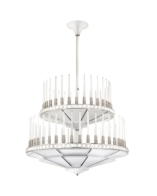 Lalique Lalique Perles Chandelier Two-Tier 134cm Numbered Edition Lighting - FormFluent Sydney Australia