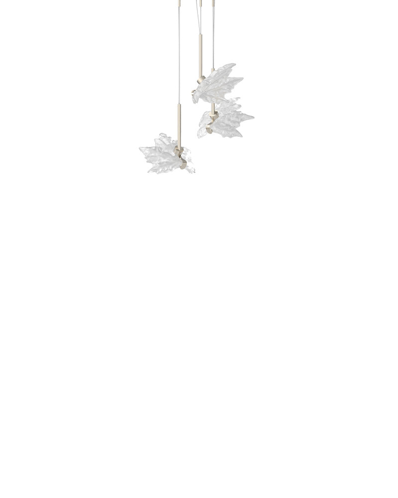 Lalique Champs-Élysées Liana Small Size 3 Leaves Lighting  FormFluent