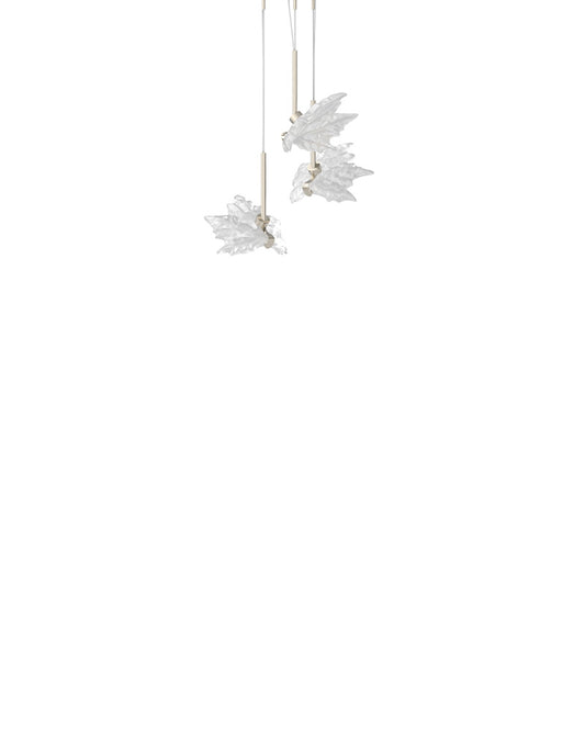 Lalique Champs-Élysées Liana Small Size 3 Leaves Lighting  FormFluent