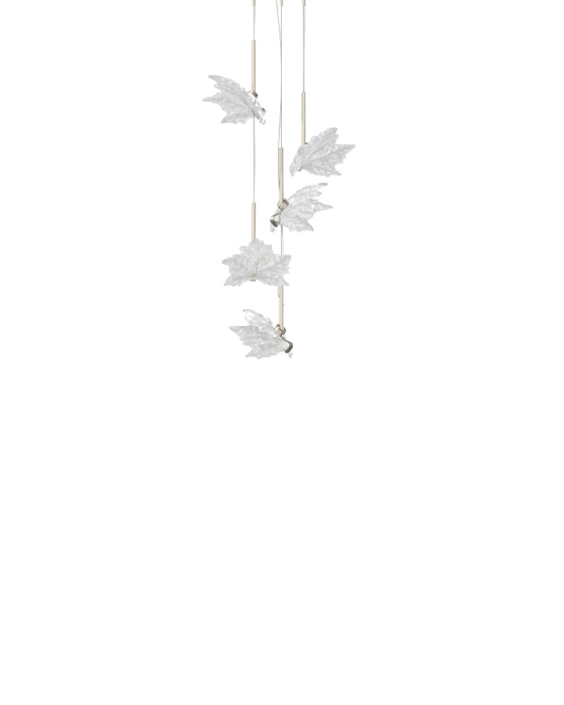 Lalique Champs-Élysées Liana Medium Size 5 Leaves Lighting  FormFluent