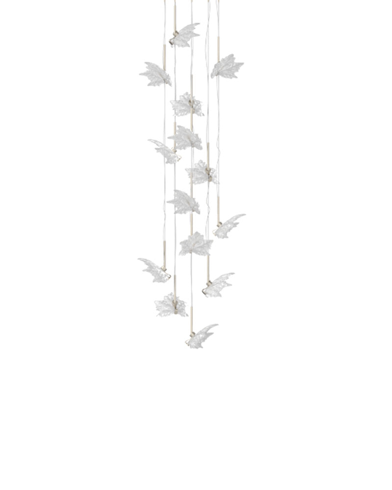 Lalique Lalique Champs-Élysées Liana Large Size 14 Leaves Lighting - FormFluent Sydney Australia