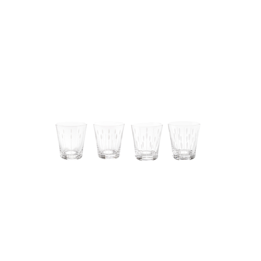 Buy Authentic Lalique Lalique 4 Lotus tumblers set 30 cl Glassware - FormFluent Sydney Australia
