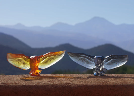 Buy Authentic Lalique Lalique Barn Owl Crystal Sculpture Sculpture - FormFluent Sydney Australia