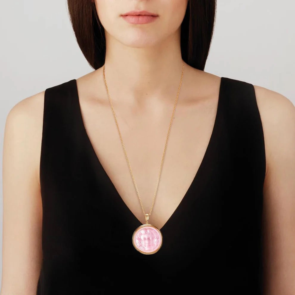 Buy Authentic Lalique Lalique Aréthuse Round Pendant - FormFluent Sydney Australia