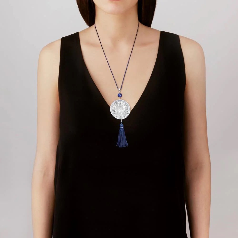 Buy Authentic Lalique Lalique Aréthuse Round Pendant - FormFluent Sydney Australia