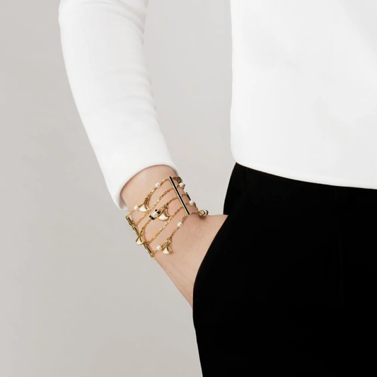 Lalique Larcade Cuff Jewelry by Lalique at FormFluent