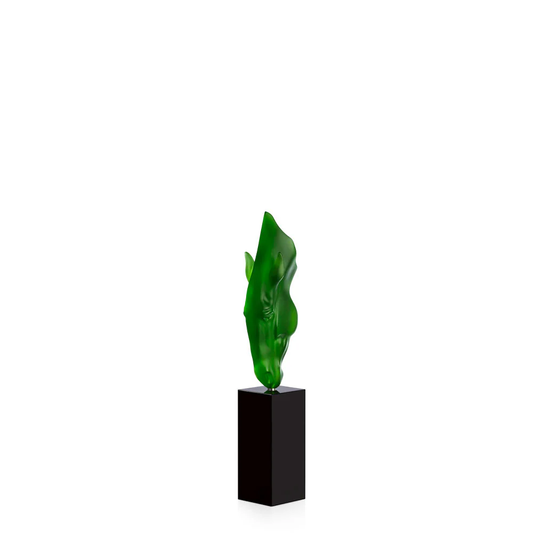 Lalique Still Water Green by Nic Fiddian Green & Lalique, (Numbered Edition) Sculpture by Lalique at FormFluent