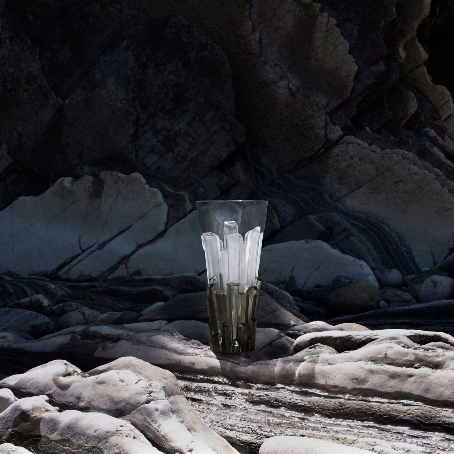 Lalique Basalte Vase Limited Edition Vase by Lalique at FormFluent Sydney, Australia