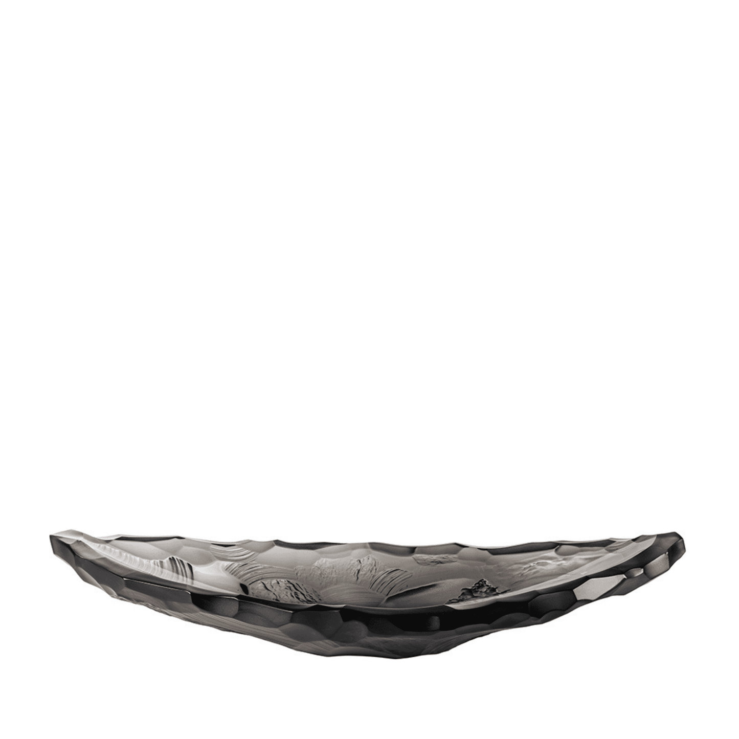 Lalique Silex Bowl - Grey Crystal Bowl by Lalique at FormFluent Sydney, Australia