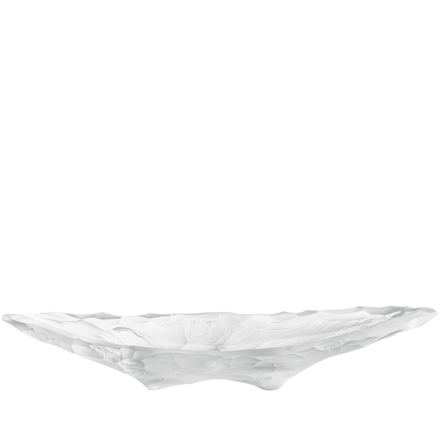 Lalique Silex Bowl Large Size - Clear Crystal Bowl by Lalique at FormFluent Sydney, Australia