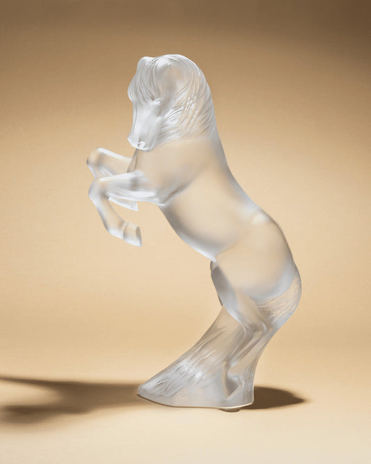 Lalique Prancing Horse Sculpture Large Size Sculpture by Lalique at FormFluent