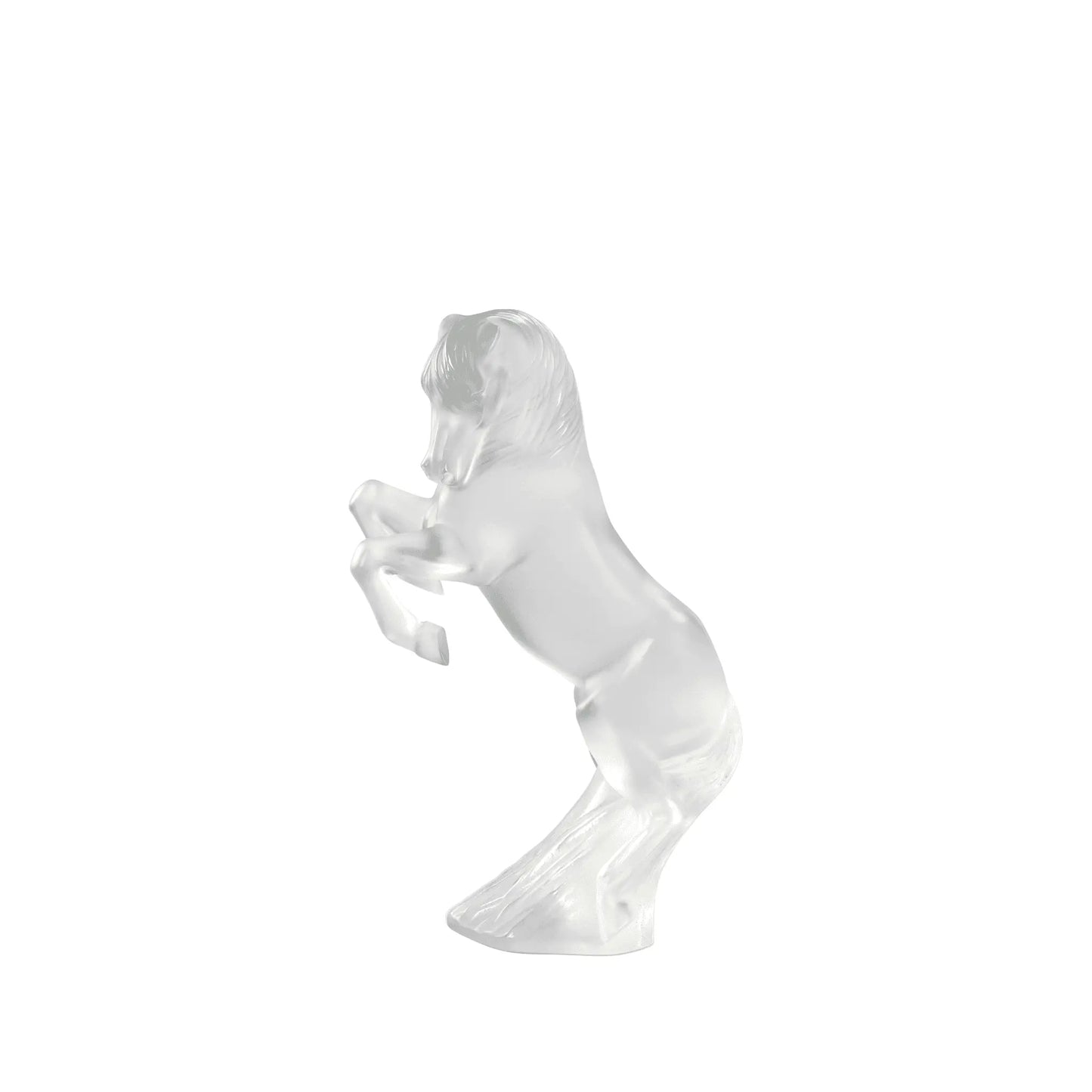 Lalique Prancing Horse Sculpture Large Size - Clear Crystal Sculpture by Lalique at FormFluent Sydney, Australia