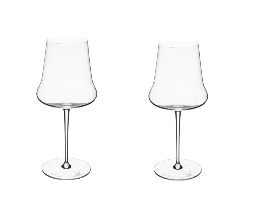 Buy Authentic Lalique Lalique 1er Cru Set of 2 Wine Glasses Barware - FormFluent Sydney Australia