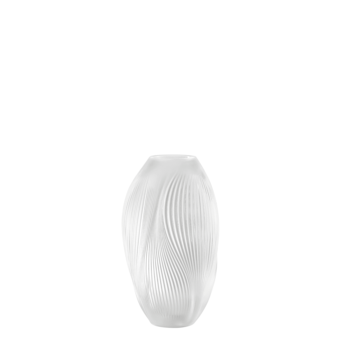 Lalique Alizé Vase Clear Crystal Vase by Lalique at FormFluent Sydney, Australia