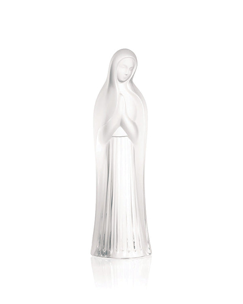 Lalique Lalique Virgin Mary with Hands Together Sculpture - FormFluent Sydney Australia