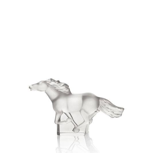 Buy Authentic Lalique Lalique Kazak Horse Sculpture Clear Crystal Sculpture - FormFluent Sydney Australia
