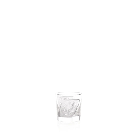 Buy Authentic Lalique Lalique Owl cordial tumbler Glassware - FormFluent Sydney Australia