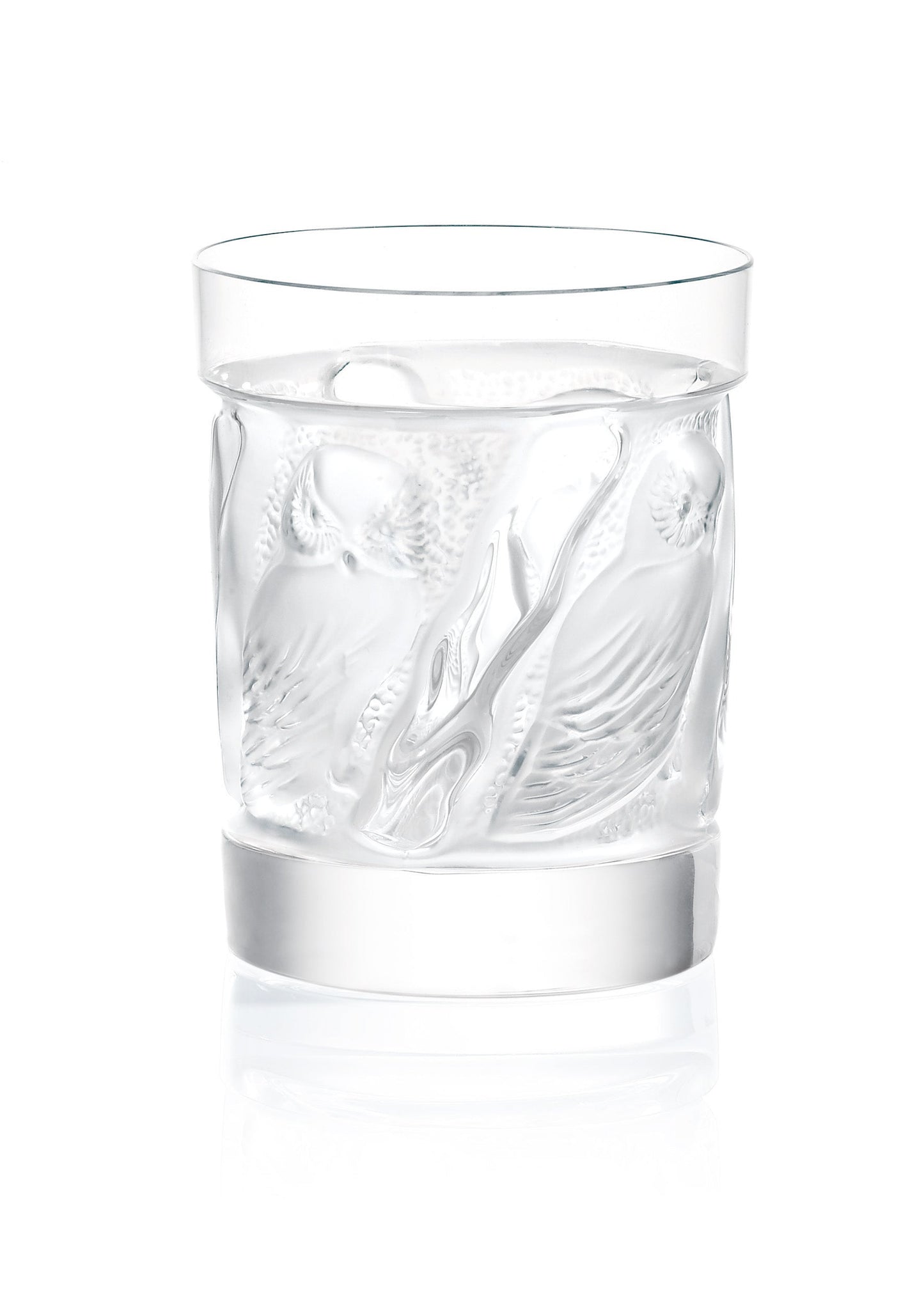 Buy Authentic Lalique Lalique Owl Old Fashion tumbler Glassware - FormFluent Sydney Australia