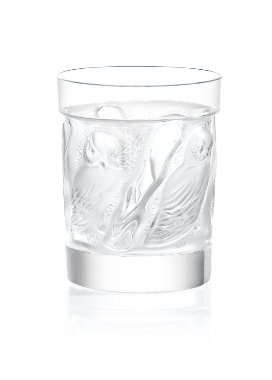Buy Authentic Lalique Lalique Owl Old Fashion tumbler Glassware - FormFluent Sydney Australia