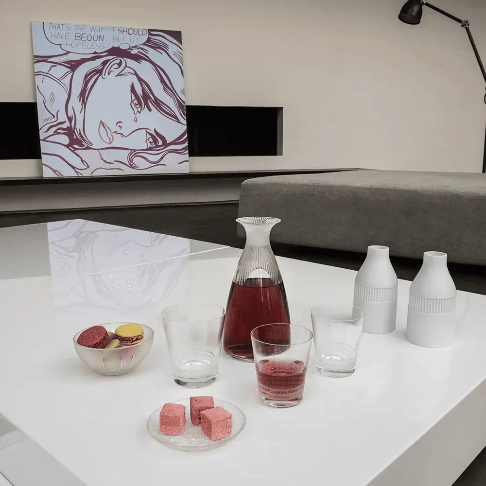 Lalique Facet Crystal Tumbler 30 cl Glassware by Lalique at FormFluent Sydney, Australia
