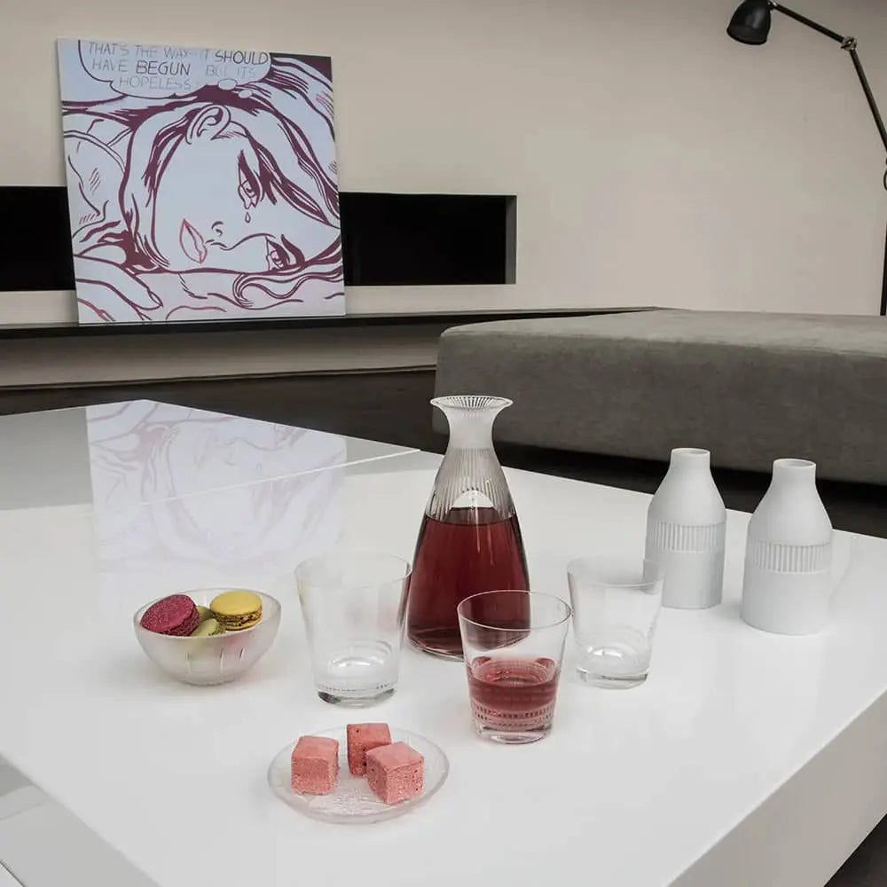 Lalique Facet Crystal Tumbler 20 cl Glassware by Lalique at FormFluent Sydney, Australia