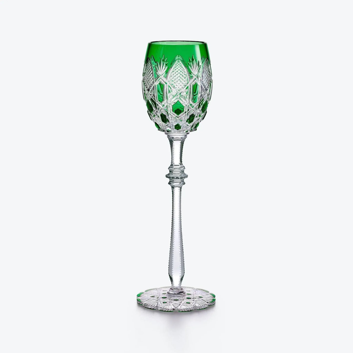 Baccarat Tsar Wine Glass Blue Crystal Glassware by Baccarat at FormFluent Sydney, Australia