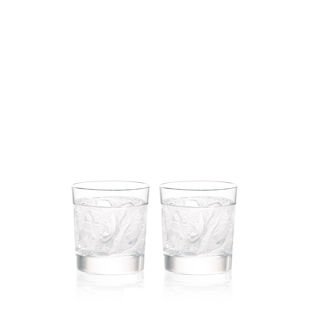 Buy Authentic Lalique Lalique Owl Old Fashion tumbler Glassware - FormFluent Sydney Australia