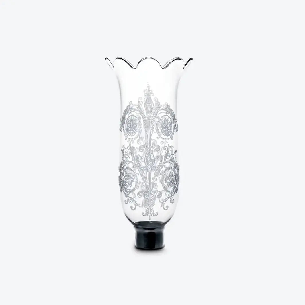 Baccarat Tulip Hurricane Shade Scalloped Top Acanthus - Clear Lighting by Baccarat at FormFluent Sydney, Australia