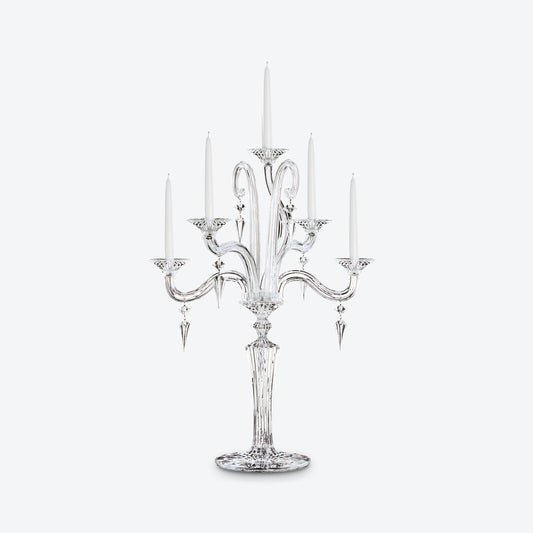 Buy Authentic Baccarat Baccarat Mille Nuits Candelabra (5L) 5 Lights Crystal Candlestick Candle - FormFluent Sydney Australia