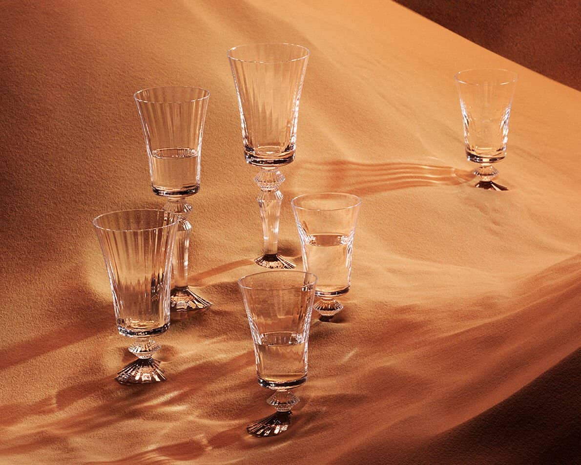 Baccarat Mille Nuits Glass Short Large Barware by Baccarat at FormFluent Sydney, Australia