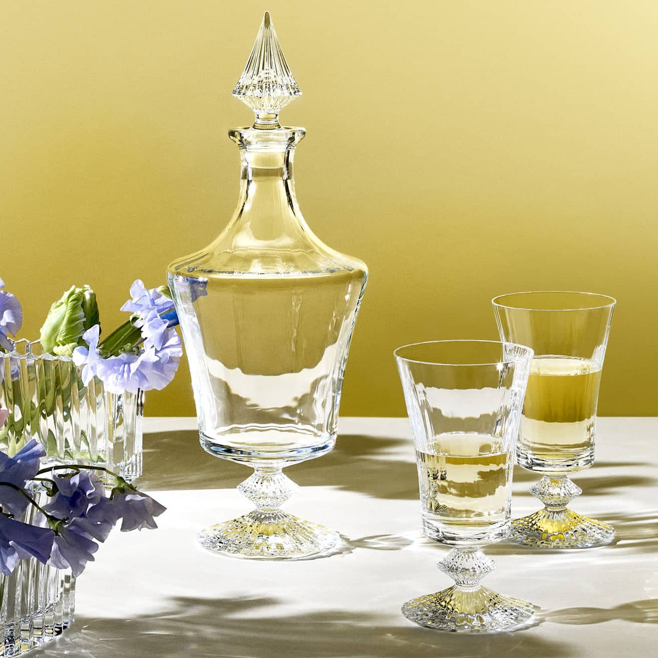 Baccarat Mille Nuits Glass Short Extra Large Barware by Baccarat at FormFluent Sydney, Australia