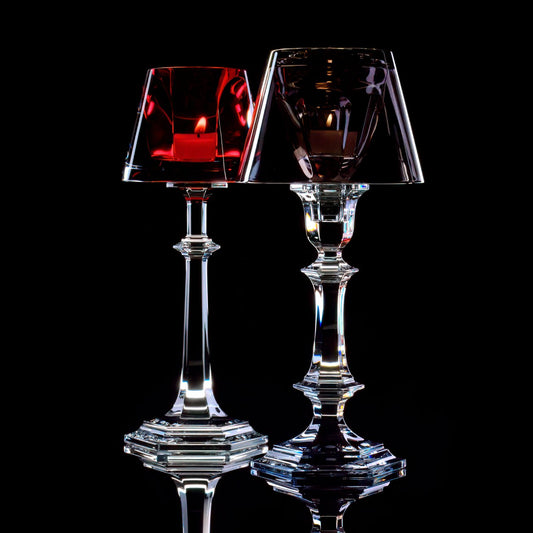 Baccarat Harcourt Our Fire Candlestick Silver Lighting by Baccarat at FormFluent