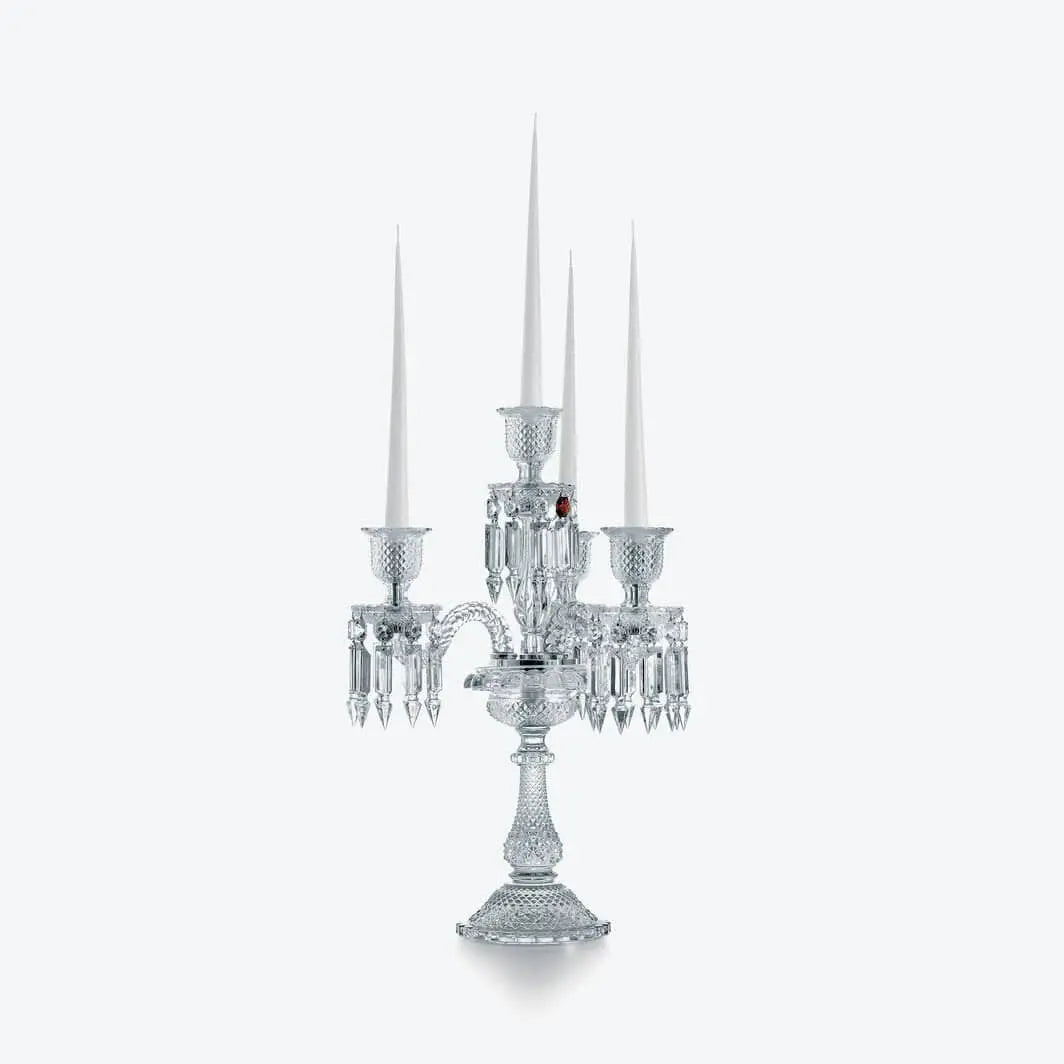 Baccarat Zénith Candelabra (4L) 4 Lights Crystal Candlestick Candle by Baccarat at FormFluent Sydney, Australia